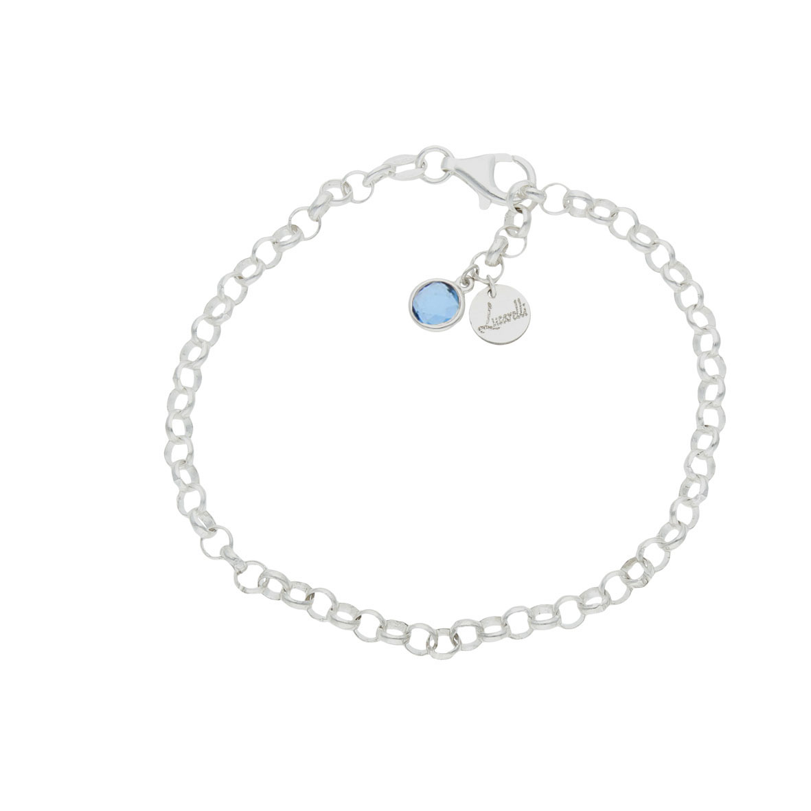 Pulsera con piedra azul