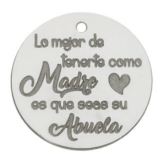 Lo mejor de tenerte como madre es que sea su abuela