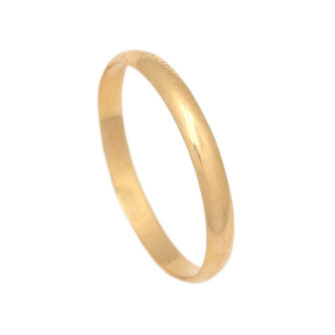 Alianza clásica oro 18 kl. media caña 2,5 mm