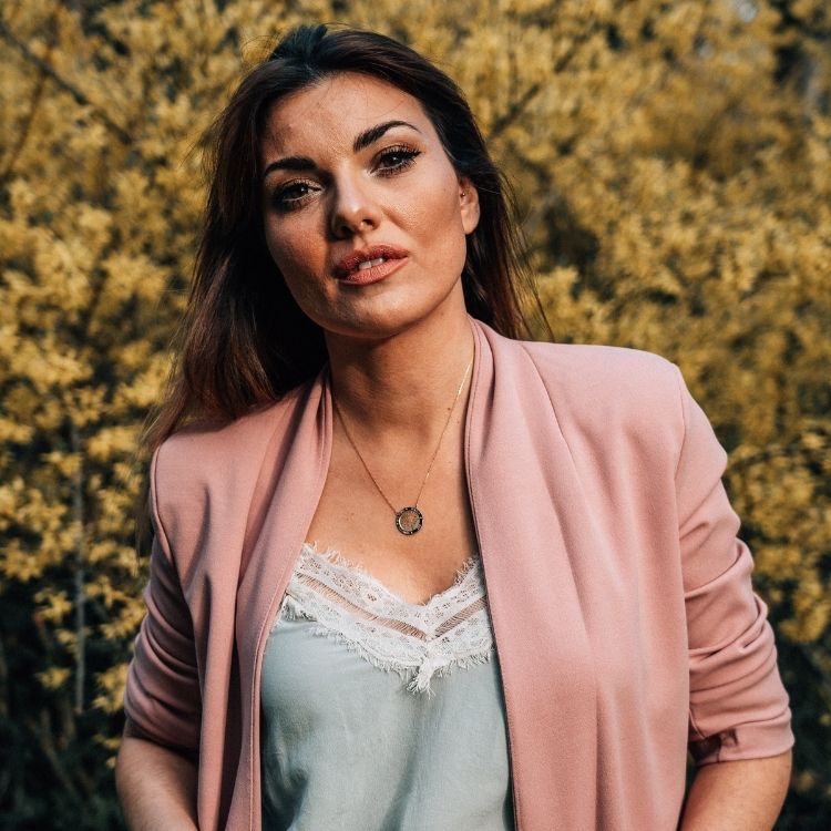 Gargantilla árbol de la vida niña + niño con nombre - Imagen 3