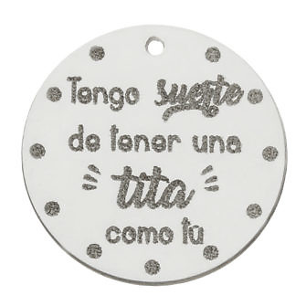 Tengo suerte de tener una tita como tú