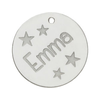 Chapa nombre personalizable