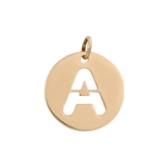 Colgante letra calada