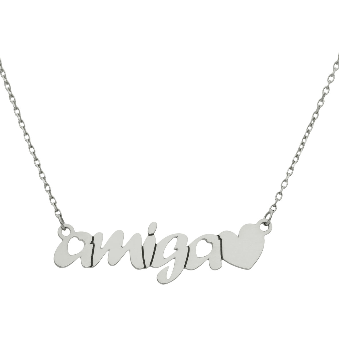 Gargantilla amiga con corazón - Imagen 2