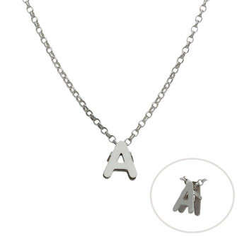 Gargantilla con letra inicial