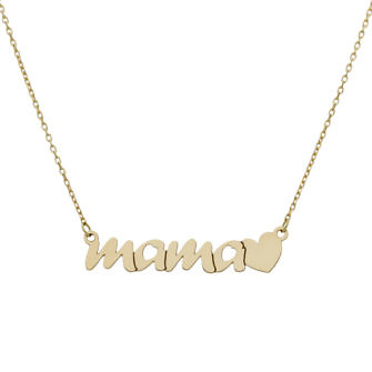 Gargantilla mamá con corazón