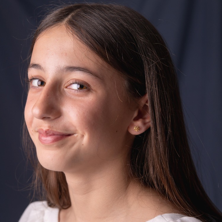 Pendientes Charros Oro Niña 7 mm para chica joven