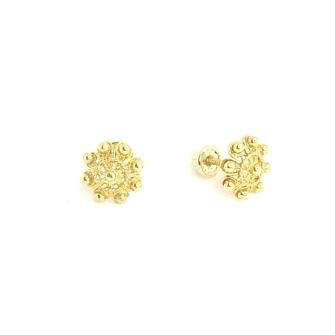 Pendientes charros oro mujer