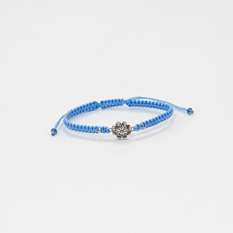 pulsera charra hilo macramé color pulsera de Salamanca colores filigrana charra baratas calidad celeste