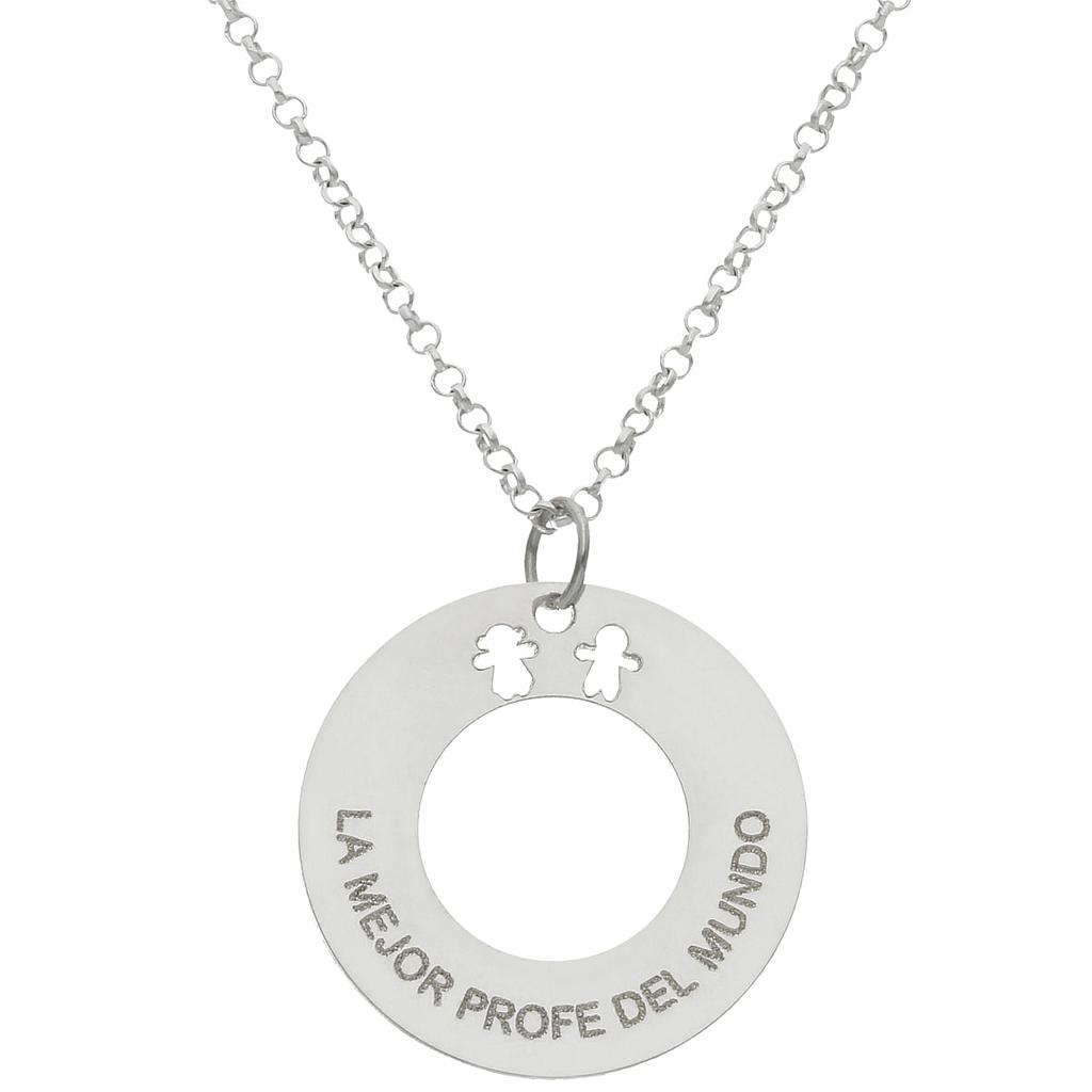 Gargantilla con disco personalizable