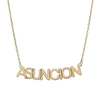 Gargantilla con nombre pequeño personalizable