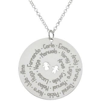 Gargantilla personalizable con nombre de alumnos