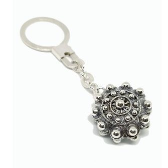 Llavero Botón charro doble 3 cm diámetro