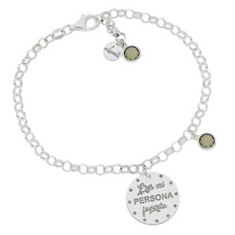 Persona favorita. Pulsera 'Mi historia' prediseñada