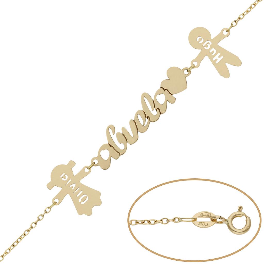 Pulsera abuela + niños personalizable - Imagen 2