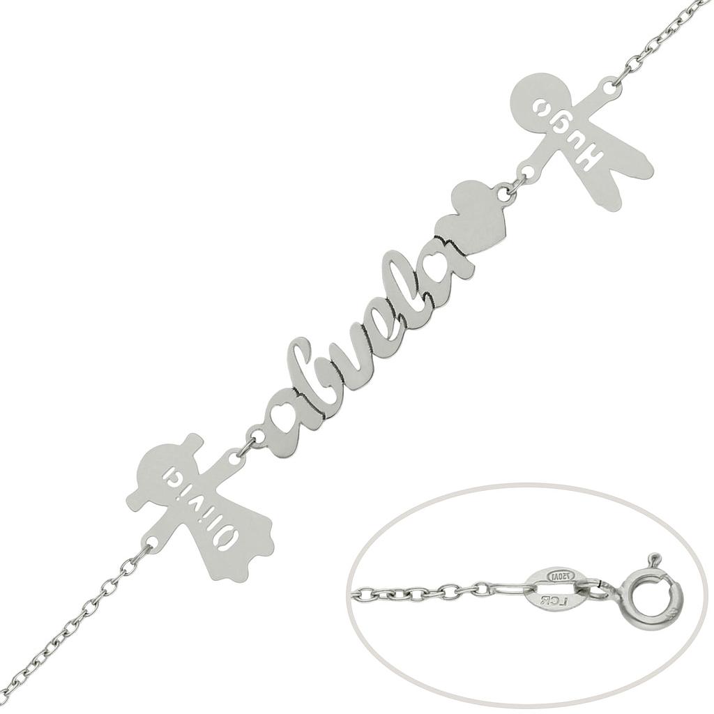 Pulsera abuela + niños personalizable - Imagen 3