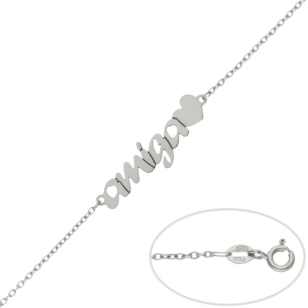 Pulsera amiga + corazón - Imagen 2