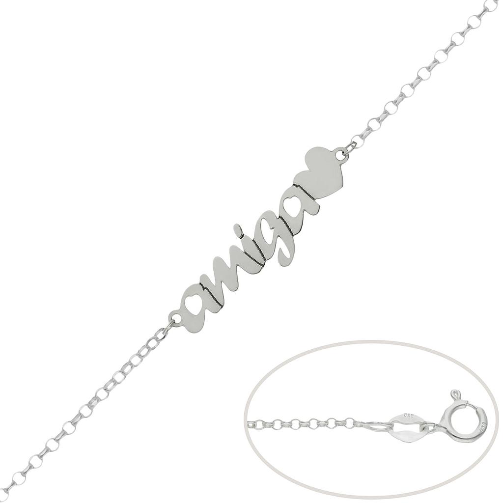 Pulsera amiga + corazón - Imagen 3