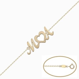 Pulsera iniciales + corazón