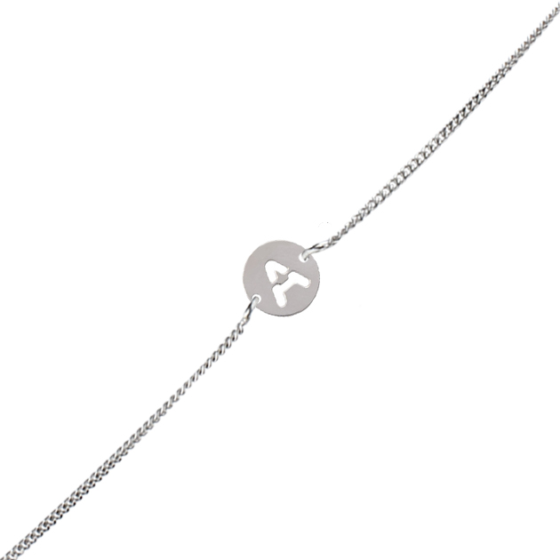 Pulsera con letra calada - Imagen 2