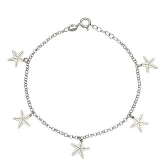 Pulsera/Tobillera con mini charms de estrellas de mar