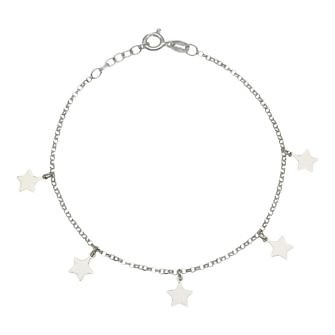 Pulsera/Tobillera con mini charms estrellas