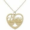 Gargantilla mama + dos corazones personalizables