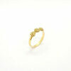 Anillo charro oro 3 botones charros clásico