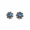 Pendientes botón charro cristal color 8 bolas