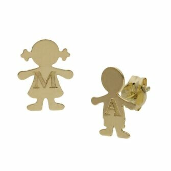 Pendientes niños + iniciales