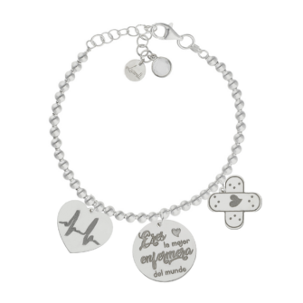 Enfermera. Pulsera 'Mi Historia' prediseñada