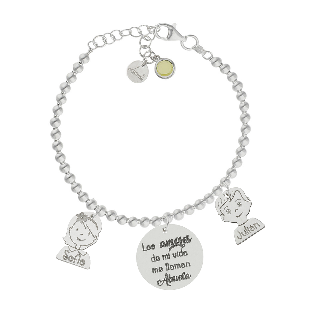 Amores. Pulsera 'Mi Historia' prediseñada