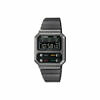 Reloj Casio Retro Vintage botones frontales negro