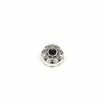 Abalorio Botón Charro Color para Pulsera Pandora Charm Salamanca Filigrana Charra Negro