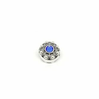 Abalorio Botón Charro Color para Pulsera Pandora Charm Salamanca Filigrana Charra Azul