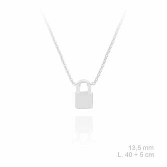 Candado Pont D'amour París plata de ley