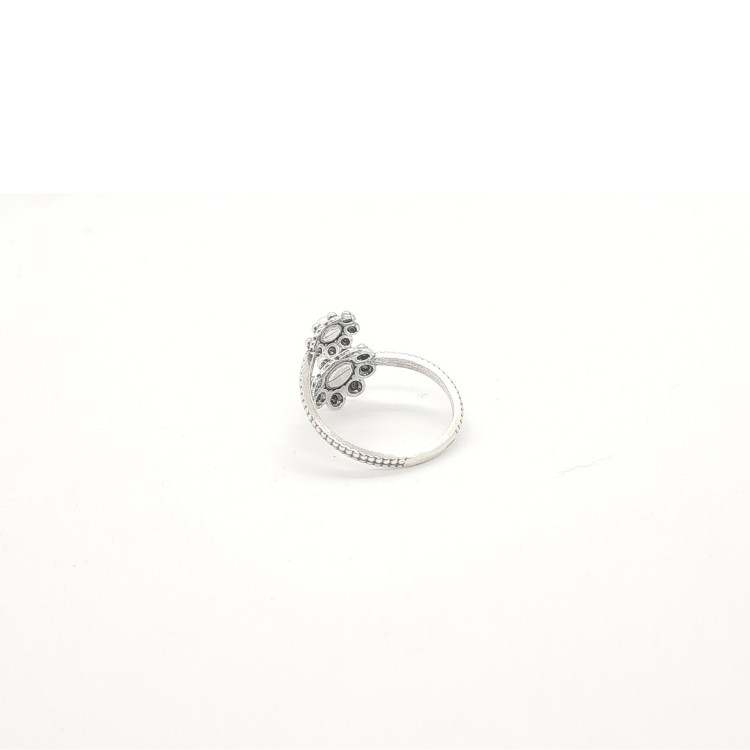 Anillo botón charro combinado con perlas - Imagen 5