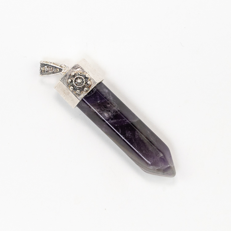 Amuleto piedra natural y botón charro - Imagen 5