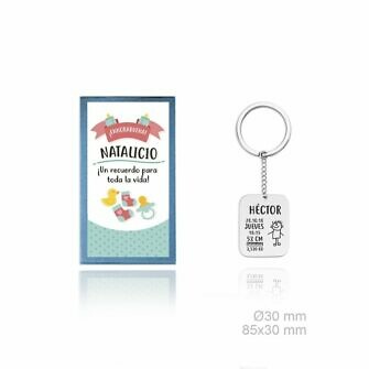 Llavero Natalicio Personalizado niño