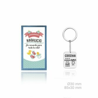 Llavero Natalicio Personalizado niña