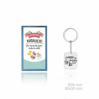 Llavero Natalicio Personalizado