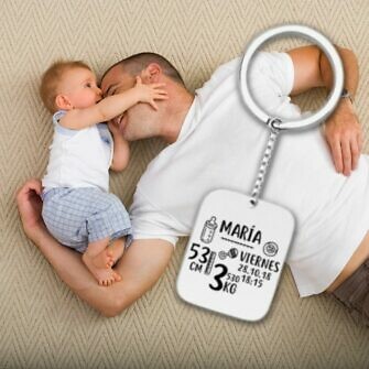 Llaveros Natalicio personalizados