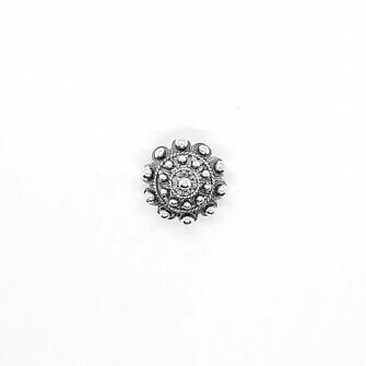 Pin Botón Charro en plata de ley 15 mm