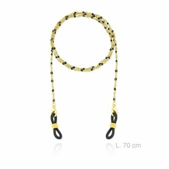 Cadena de latón con chapado en oro para Mascarilla o Gafas