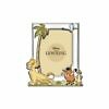 Marco de fotos portafotos de plata marca Disney infantil regalo artículo para el hogar plata Rey León Timón y Pumba D407/4L 13x18