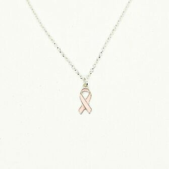 Colgante Lazo Rosa Cáncer de Mama