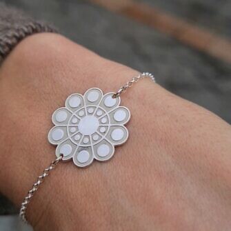 Pulsera Botón Charro Personalizada nombre ciudad coordenadas frase Salamanca Vitigudino Ciudad Rodrigo Santa Marta Béjar Peñaranda Alba de Tormes La Alberca Mogarraz brazalete Sofi