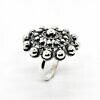 Anillo Charro Grande de Salamanca Sortija Charra Botón Charro filigrana charra plata oxidada envejecida