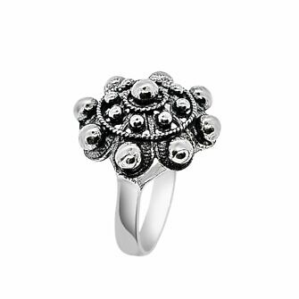 Anillo Charro 22 mm clásico grande típico anillo de Salamanca Sortija botón charro