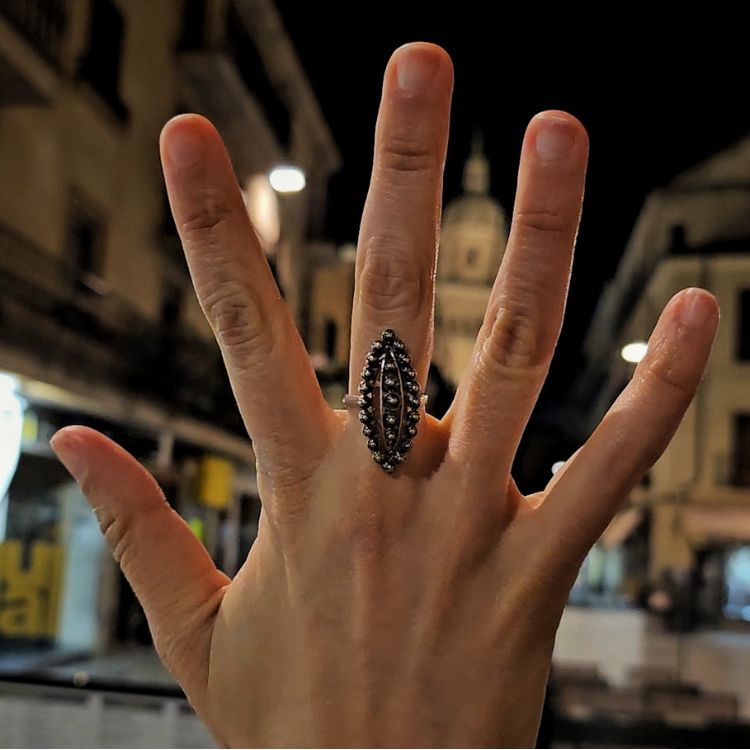 Anillo Charro Lanzadera Sortija charra fiigrana